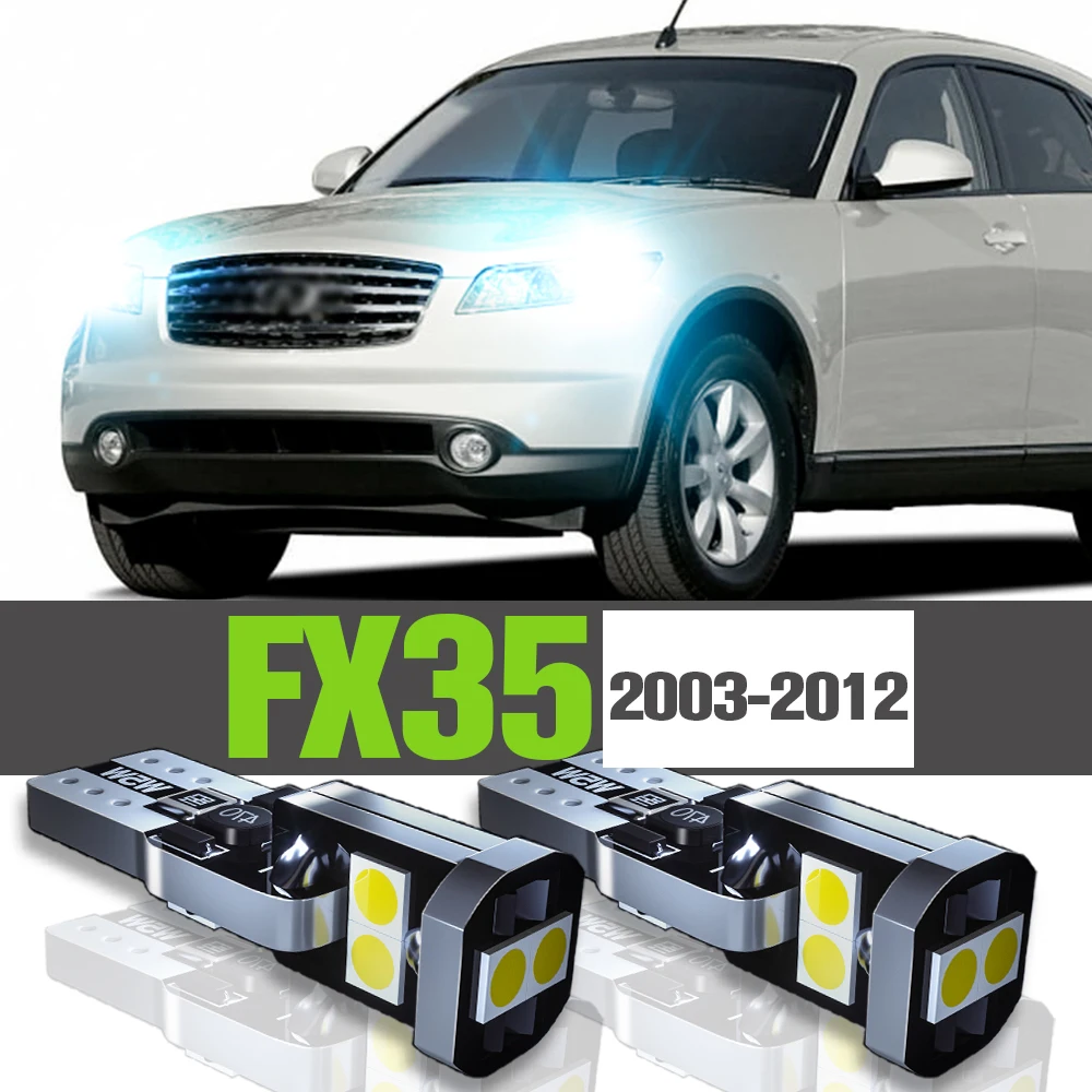 

2x LED Parking Light Accessories Clearance Lamp For Infiniti FX35 2003-2012 2004 2005 2006 2007 2008 2009 2010 2011