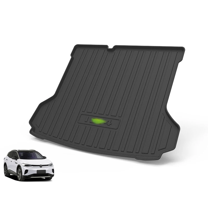 For Volkswagen ID.6 Crozz 7-seat All-Weather Car Floor Mats VW ID.4 Crozz 2021 2022 Trunk Mats Full Set Liner Non-Slip Odourless