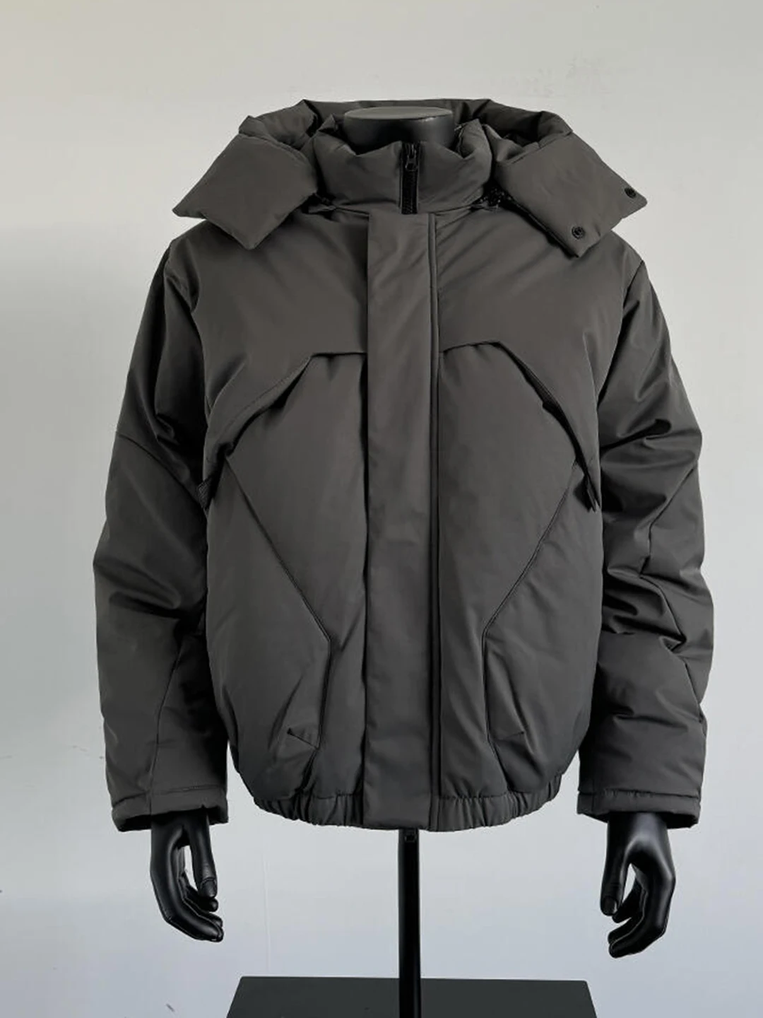 

Deep ey Deconstructed Patchwork Cotton Jaet Men's Winter Functional Thiened Hooded Coat Detachable Hood Cleanfit Sle