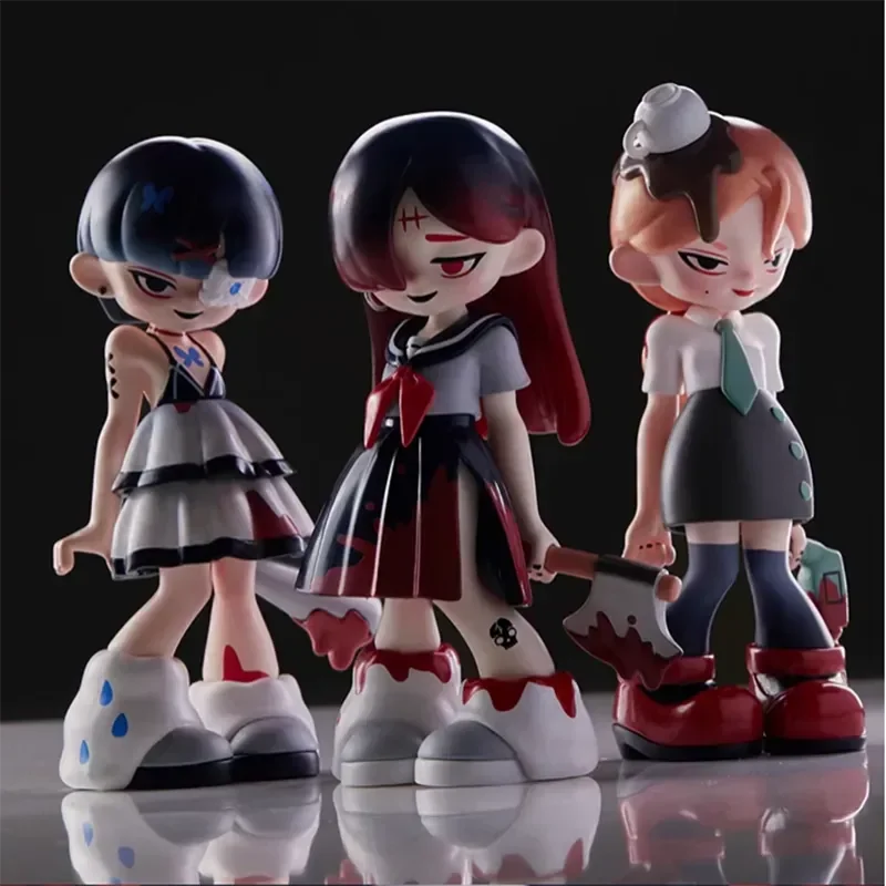 Sick Girl Surprise Blind Box Academy Series Dolls Reflect On Violence And Discrimination Trend Toys Dark Figure Gift Ornament