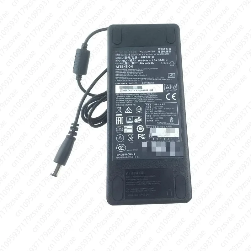 

349X6Q Power Cord AG271QX Adapter ADPC20120 Charger 20V6.0A