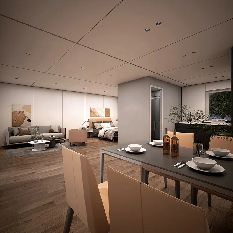 2025 New Style Prefab Modular 20ft 40ft Expandable Container House Tiny Home For Easy Transportation