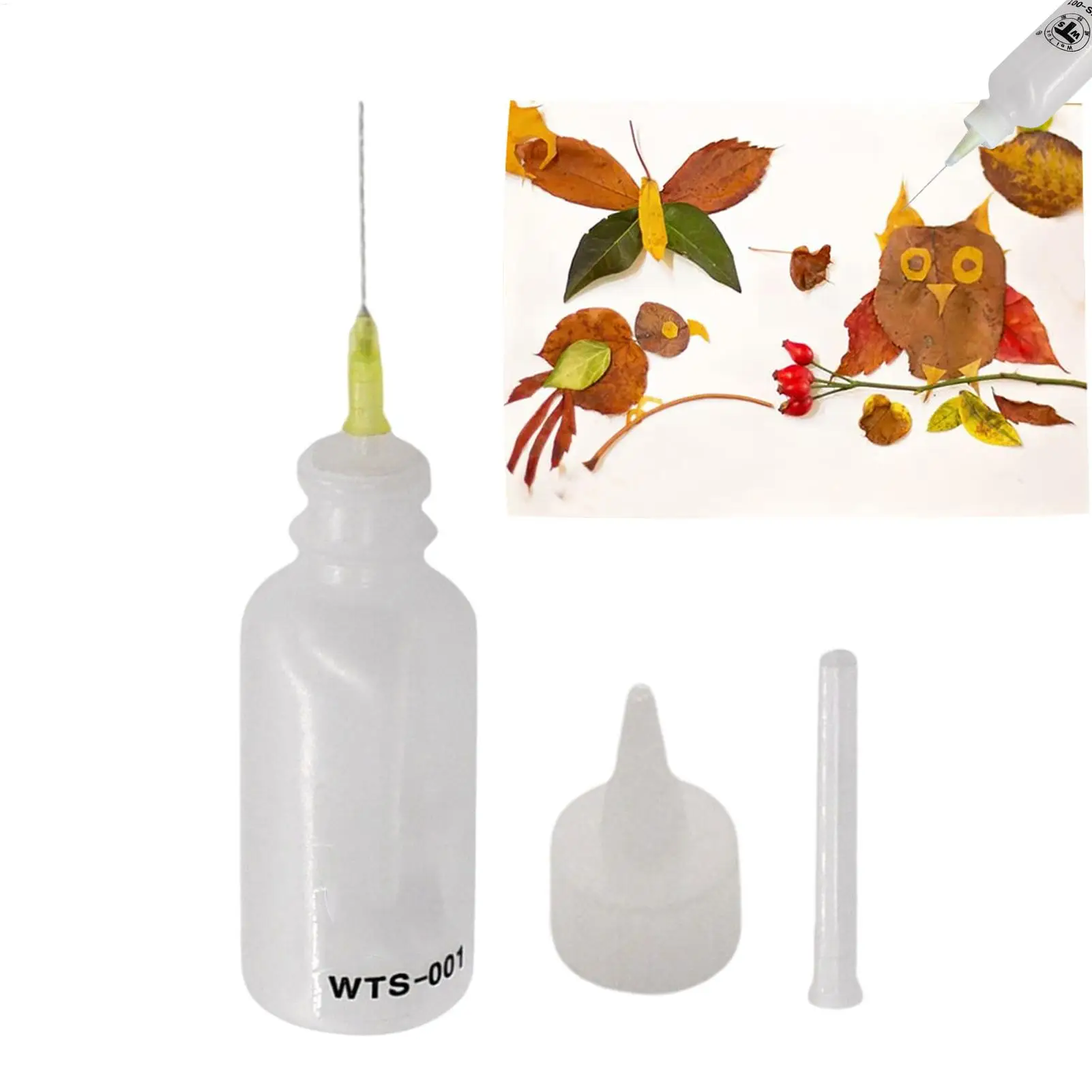 Botella Aplicadora con Punta de Precisión, Botella de Compresión con Punta de Precisión, Aceitador de Agujas, Herramienta para Quilling, Botellas Portátiles con Gotero de Líquido para Aceite