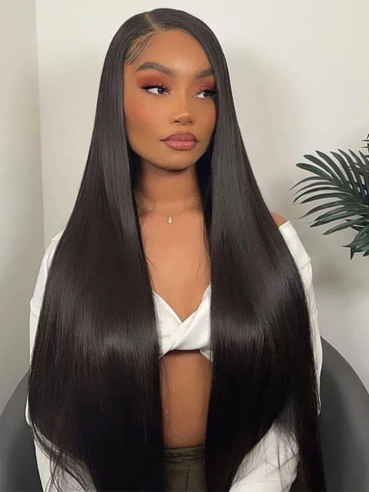 YuYongtai Brazilian Human Hair Lace Frontal Wigs For Women Remy Hair Wigs Straight All For 1 Real And Free Shipping From China