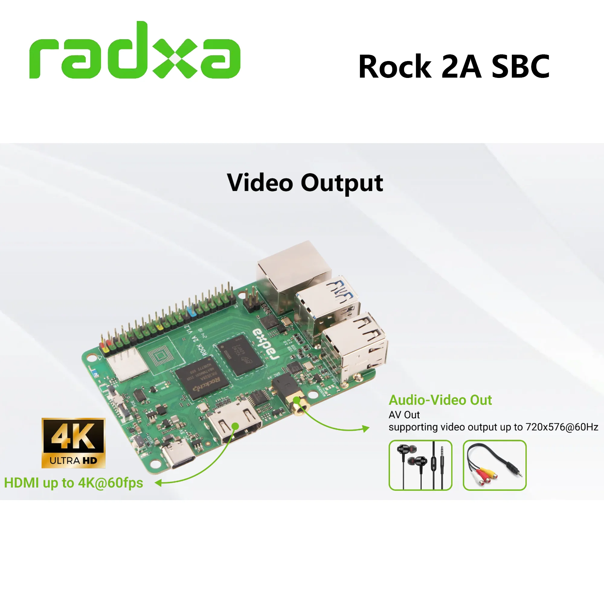 Imagem -06 - Placa de Desenvolvimento Radxa Rock Ethernet Hdmi e Gigabit Ethernet 2a Rockchip 3528a Sbc Wifi e bt 5.4 4k