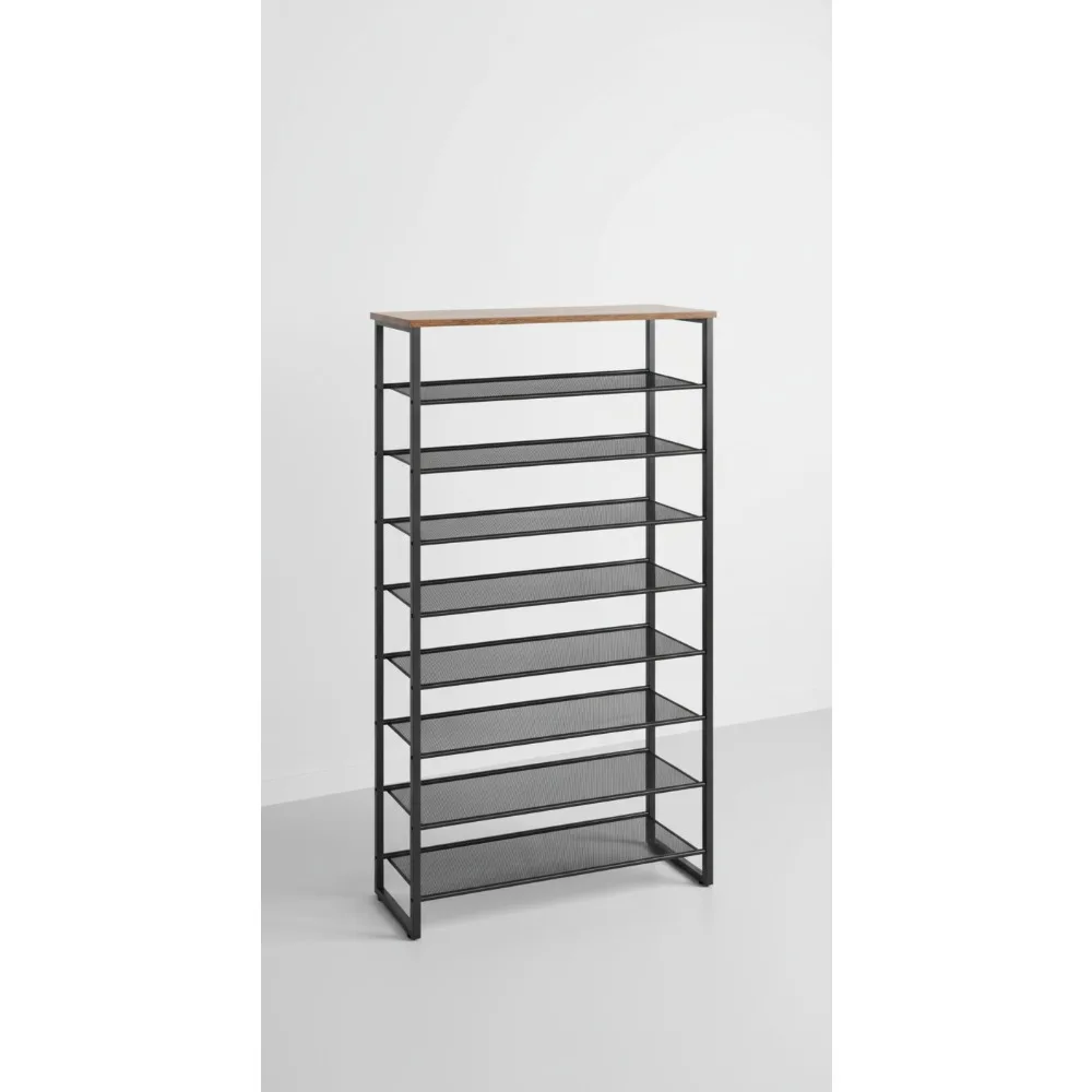 

10-Tier Shoe Rack Organizer, Large Capacity 36-40 Pairs Storage Shelf for Entryway Hallway Closet