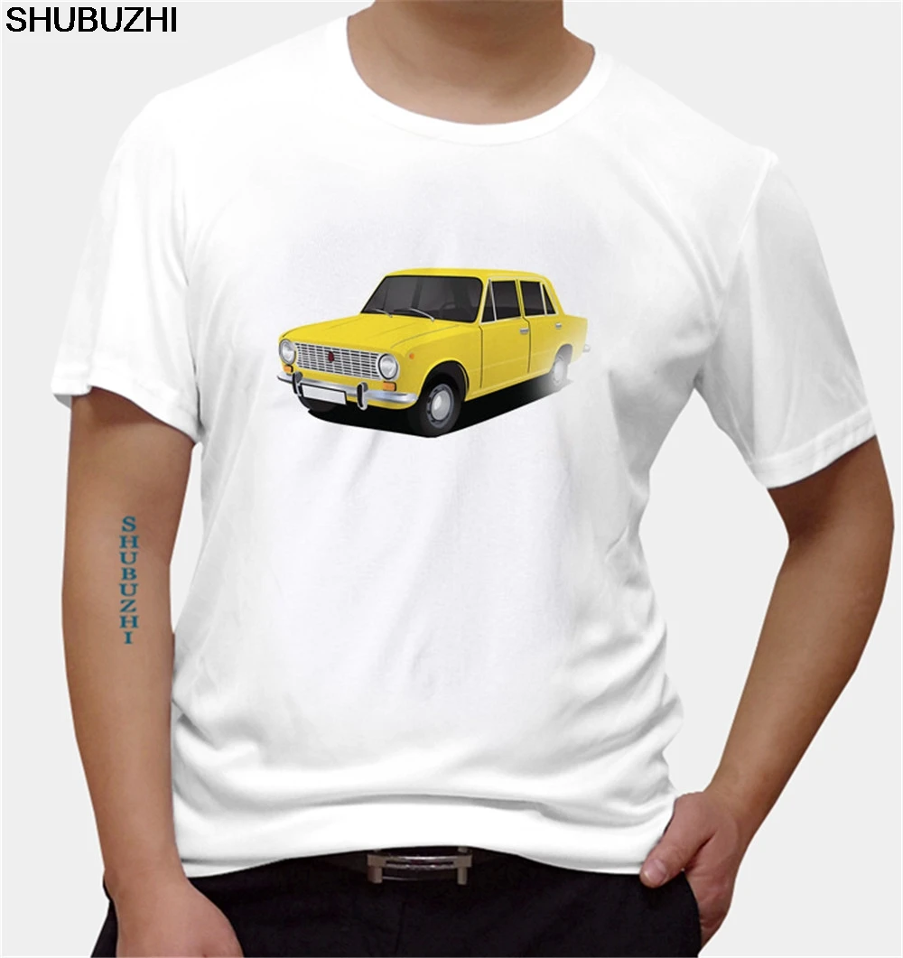 Sweat shirts Russian Volga Car Lada VAZ 2101 Gaz 21 Homme Natural Cotton Short Sleeve Clothes Fashion Homem Cool Shirt euro size