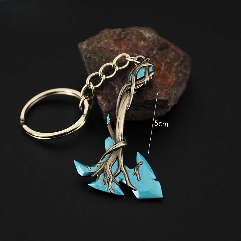 Valorant Mini gun weapons Keychain model Game Peripheral Sovereign Vandal Pistol Backpack Pendant Metal Crafts Boy toys Gifts