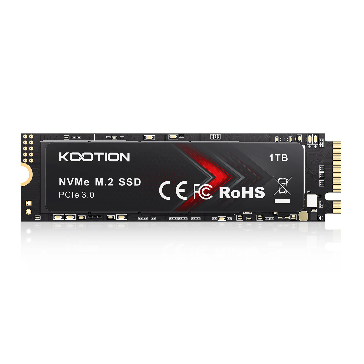 KOOTION SSD M2 512GB 256GB 128GB M.2 NVMe Gen3x4 SSD 2280 Interne Solid-State-Laufwerke PCIe 3.0x4 Festplatte für Desktop Laptop PC – Detail 8