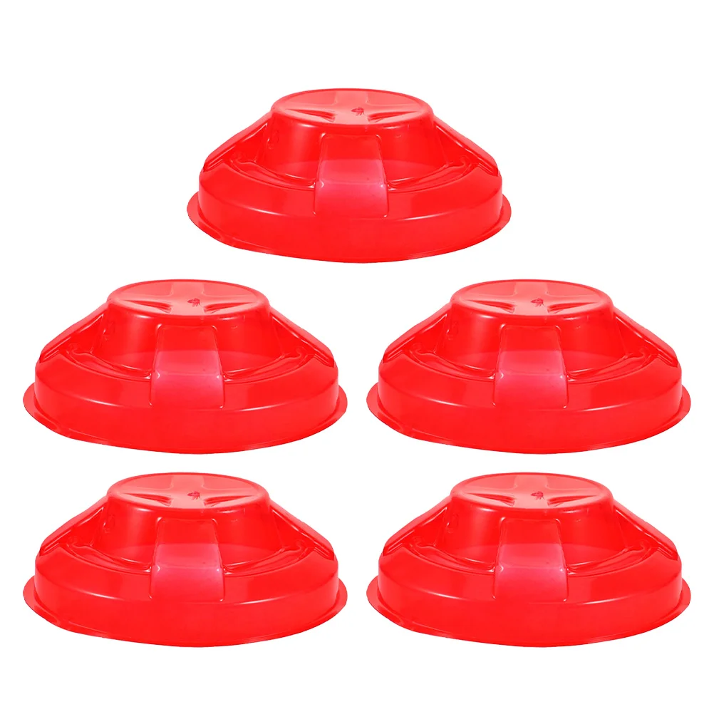 5 Pack Smoke Protective Covers Red Plastic Fire Pull Station Guard for Home Kitchen Dust Cover Fryer Safety 2025 New