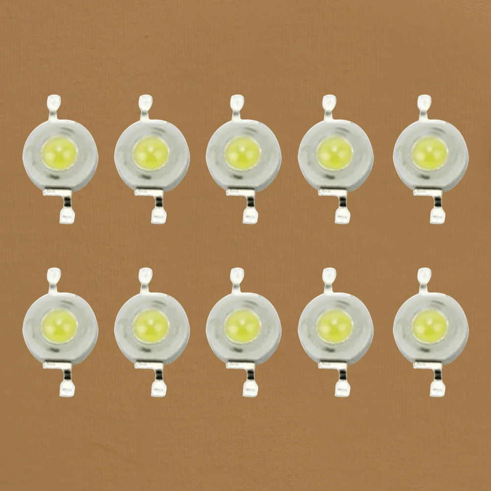 

10Pcs Glare Free 3W LED Chip Beads High Efficiency Lamp for Environmentally Solutions
