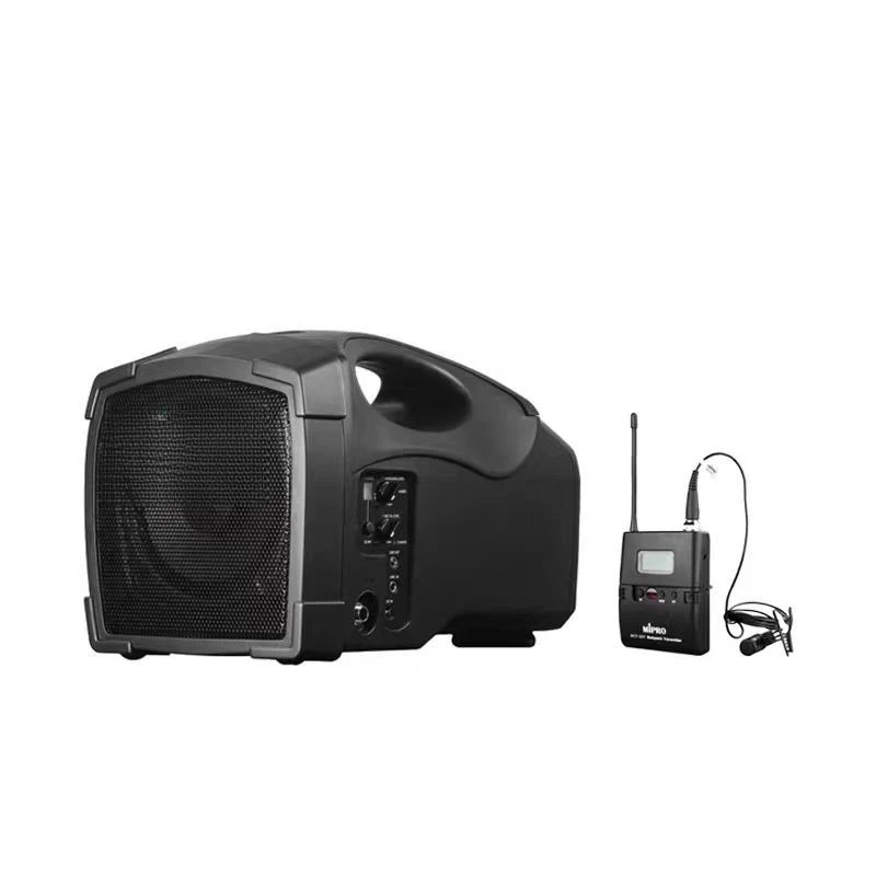 Audio MA101B with wireless microphone mobile portable shouting active speaker amplifier