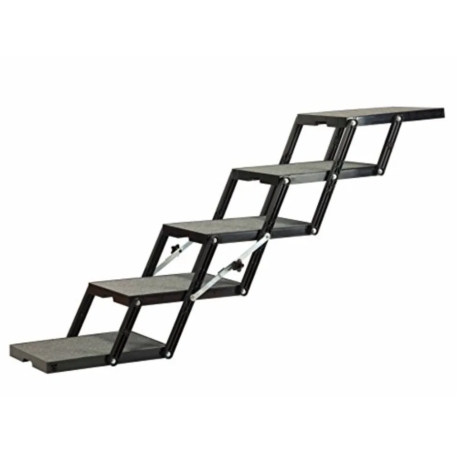 

Мини-пандусы для автомобилей Mini 12 Platform, 5-ступенчатые, для транспортных средств с боковым входом, прочные, из алюминия, серебристая отделка, производство США, выдерживают до 250 фунтов, размер S.