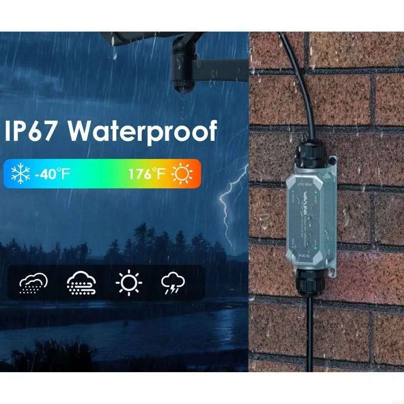 30W WL-WN901G2 Ethernet Power Extension Device for Longer Gigabit Distances