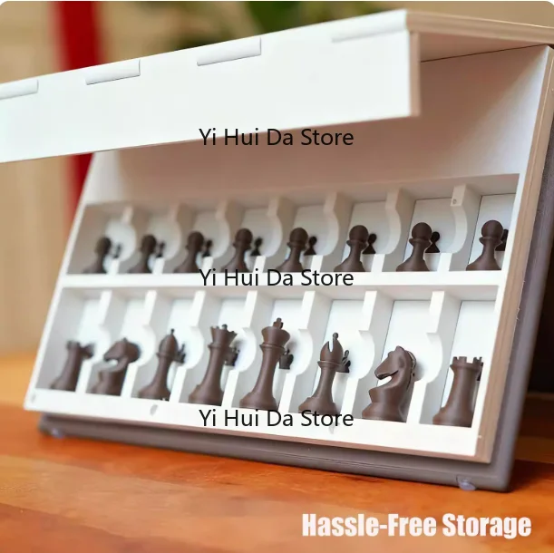 New 3d Printed Folding Magnetic Storage Fun And Practical 3d Printed Chess Book 3d Printed Chess Book Puzzle Desktop Game