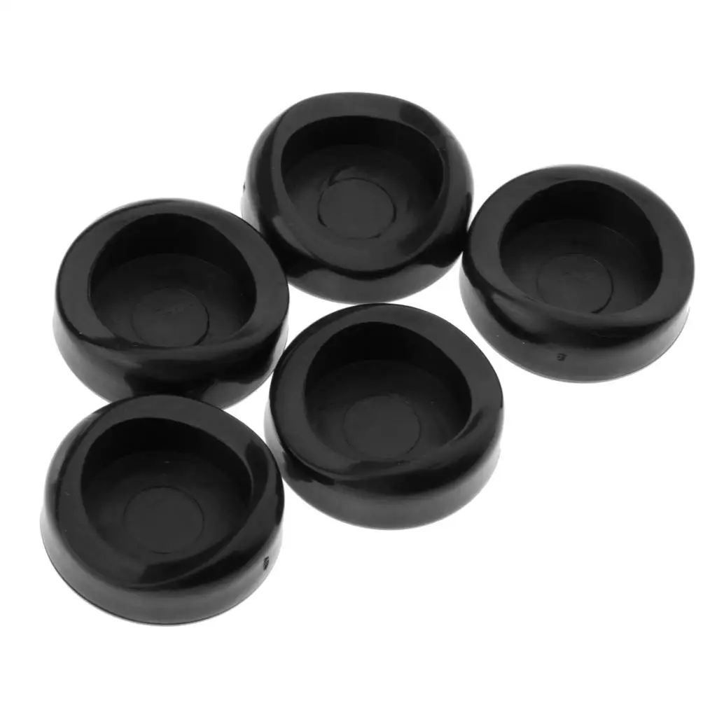 5pcs Plastic Saxophone Upper Thumb Rest Button, 24mm Outer Diameter, 14mm Inner Diameter for Soprano Alto Tenor Sax