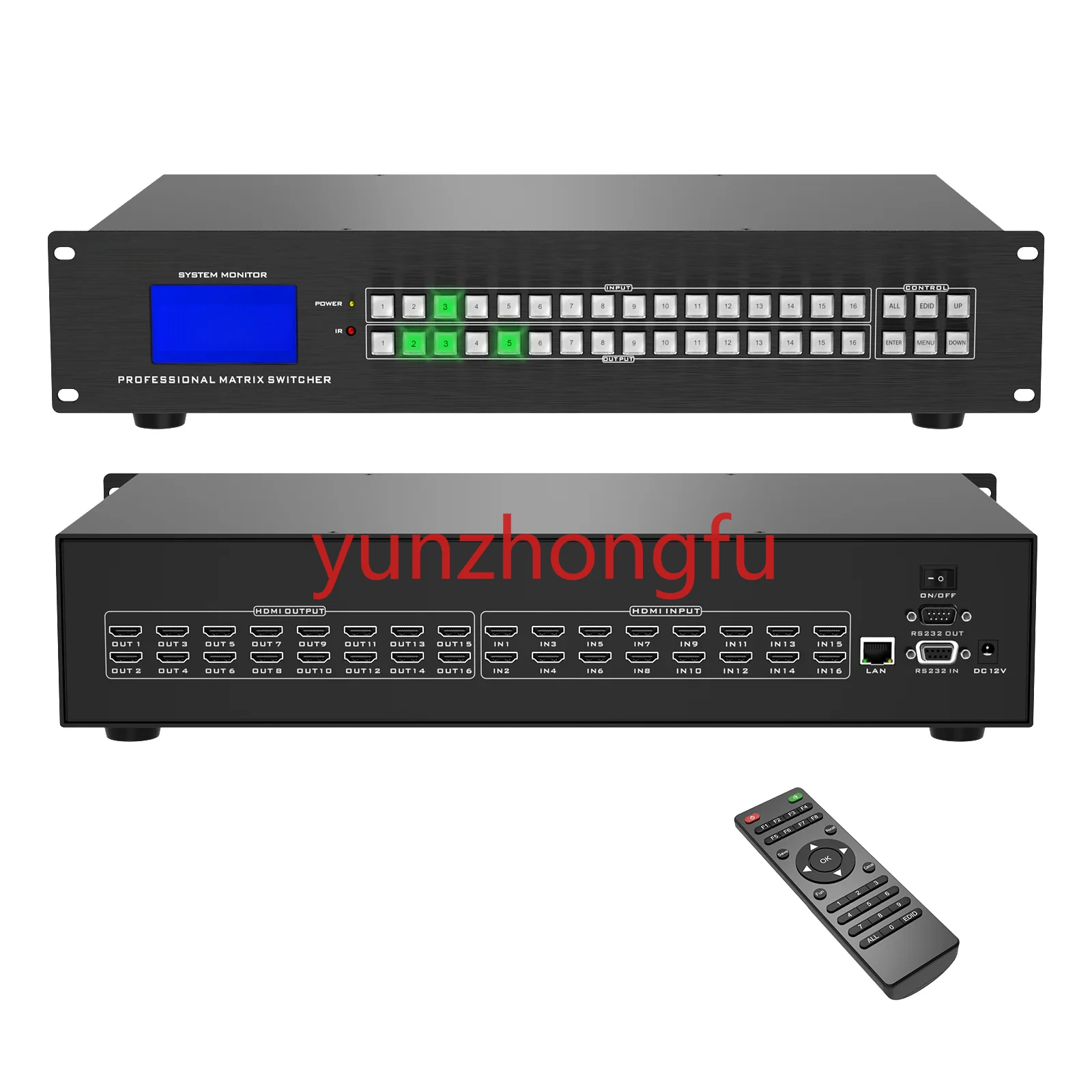 4K HDMI Matrix Switcher 4 in 4 Out Video Conferencing Server 8 in 8 Out High Definition Matrix Seamless Switching Controller