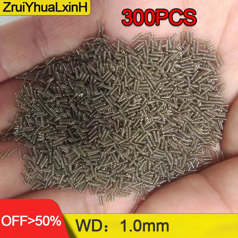 300 قطعة/الوحدة 1.0 مللي متر مايكرو ضغط صغير الربيع OD 5/6/7/8/9/10/11/12/13/14/15/16/17/18/19/20 مللي متر طول 10 مللي متر إلى 100 مللي متر