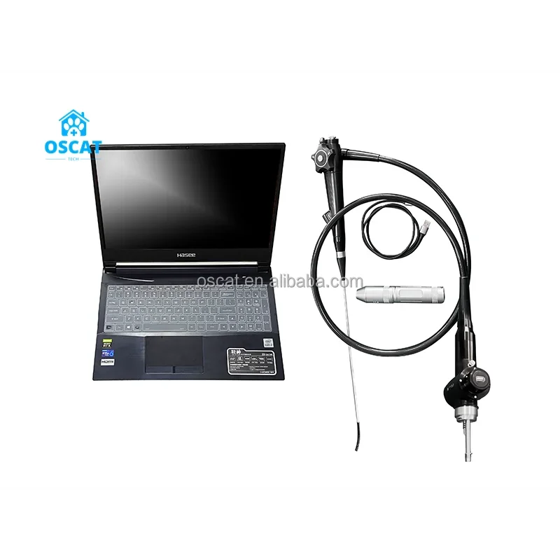 OSCAT Factory Veterinary Equipment Best Price Flexible Video Colonoscope Endoscope Olympus Fiberoptic Tower Colonoscope