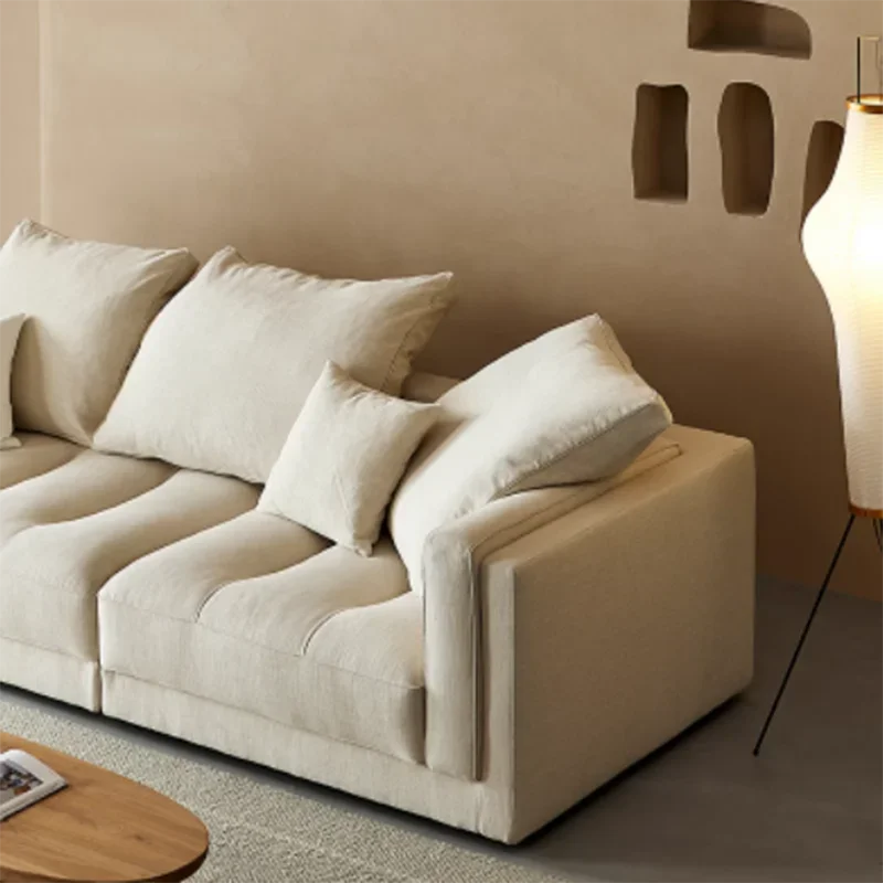 Designer Fancy Nordic Sofas Soft Sectional Relax Modern Living Room Sofa Puffs Luxury Loveseat Woonkamer Banken Home Furniture