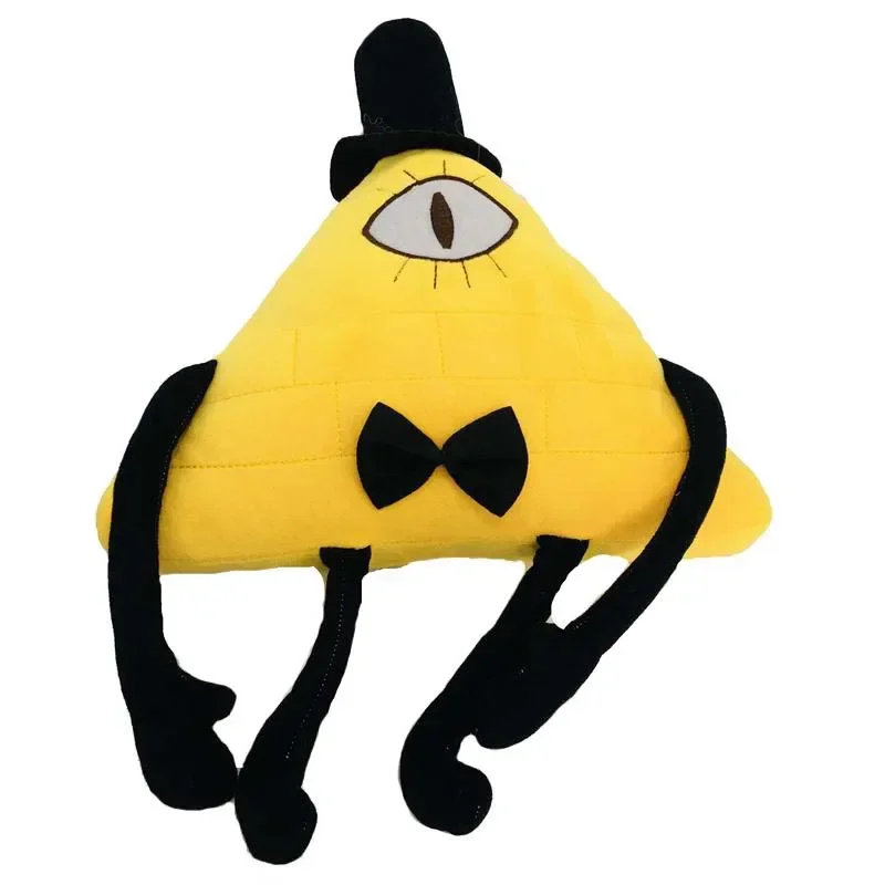 Disney Animes Gravity Falls Bill Cipher Stuffed Plush Toys 28cm Cartoon Bill Cipher Plush Dolls Home Decoration Gift Child Girls