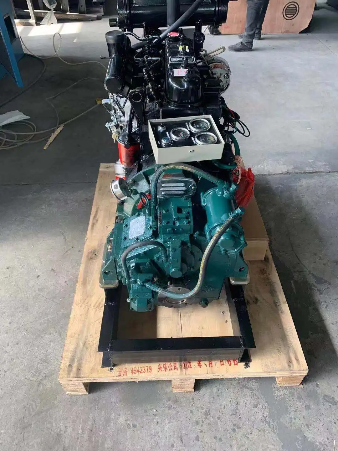 Hot Sale Brand new Ricardo 50HP 2200rpm marine Engine 490 for boat with 125 advance gearbox