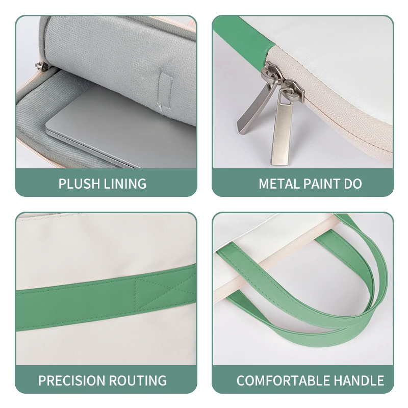 Saco multiúso à prova de choque para laptop, bolsa de transporte para MacBook, Dell, HP, Asus, 13 polegadas, 14 polegadas, 15,4 polegadas, 15,6 polegadas, PU