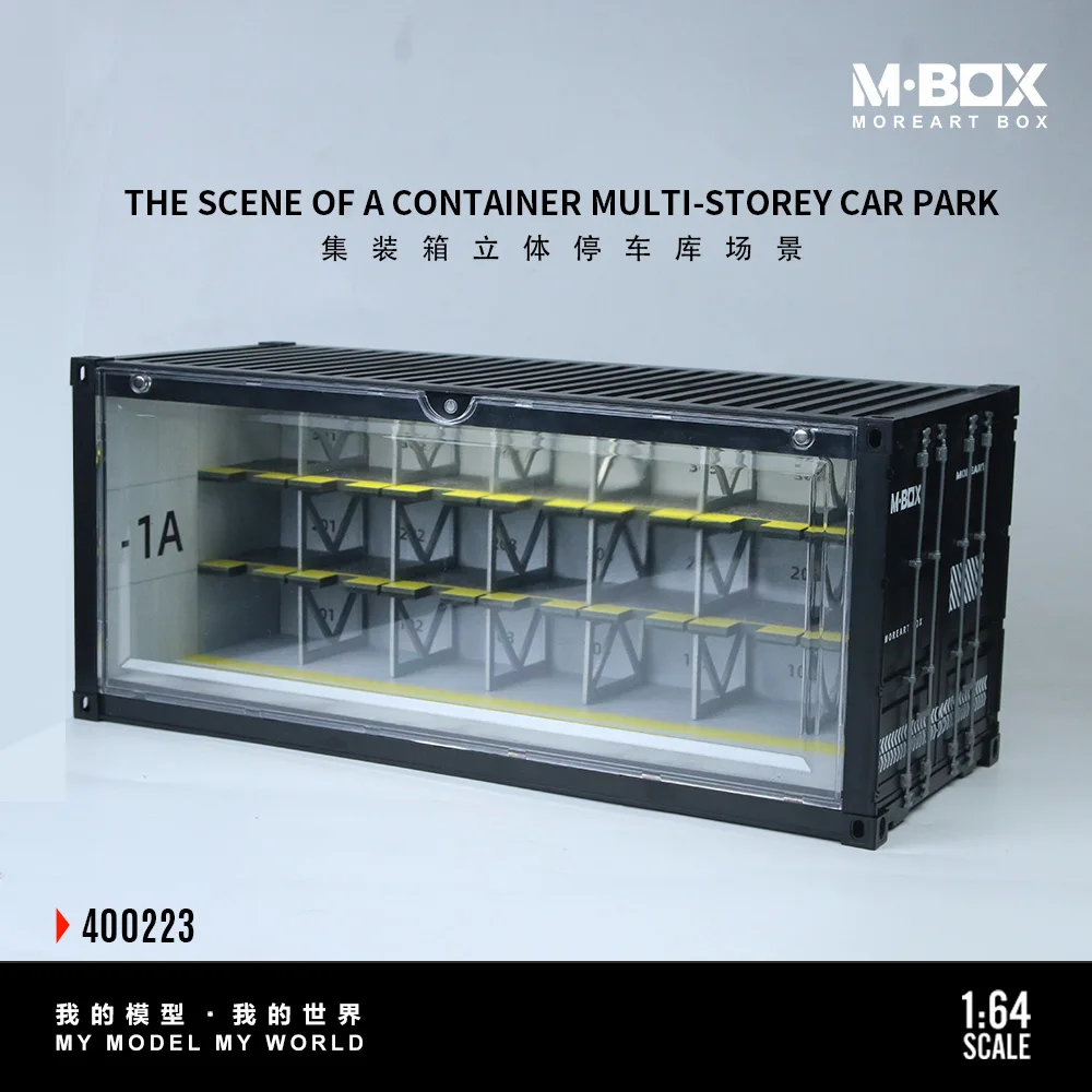 moreart-mbox-container-multi-storey-car-park-lighting-diorama-model-for-gift-collection-display