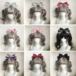 lolita headpiece Lolita headband Doll big bow hairpin maid handmade KC cosplay accessories Anime hair accessories