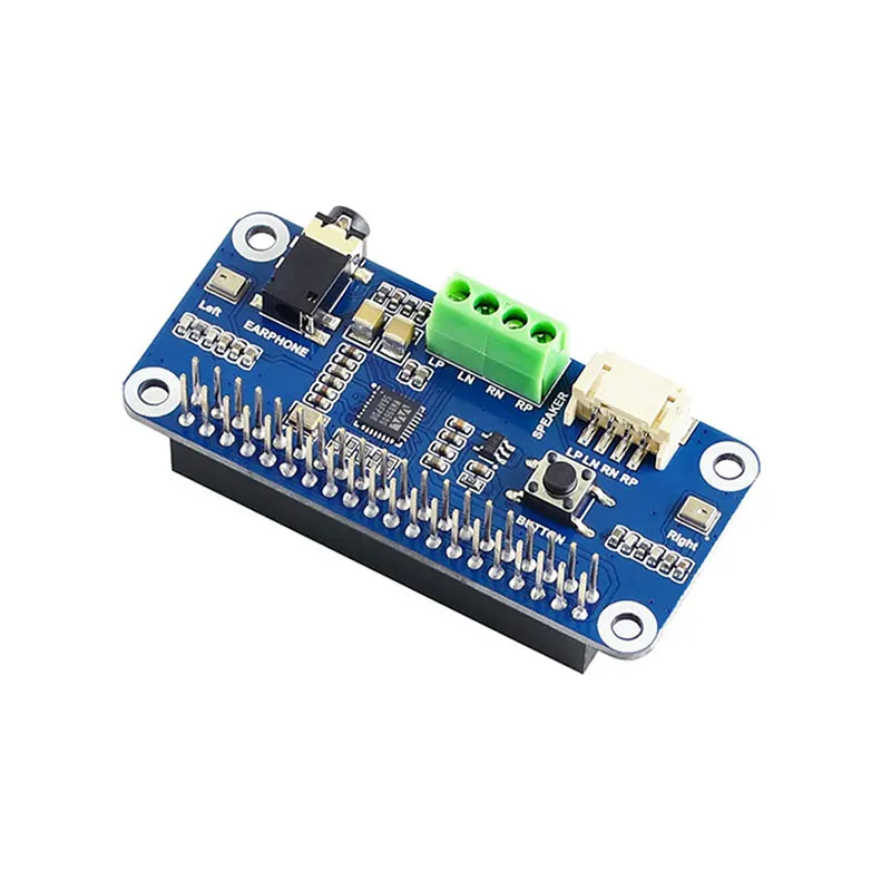 Imagem -03 - Raspberry Pi-hi-fi Sound Card Áudio de Baixa Potência Hat Stereo Encoding Play Decodificação Alto-falante para Rpi 4b 3b Mais 3b Zero w Wm8960