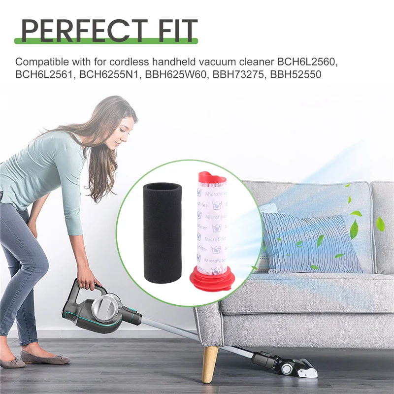 TAIGH-4 عبوات من الفلاتر للمكنسة الكهربائية المحمولة Athlet، فلتر لـ BCH6L2560 BCH6L2561BCH6ZOOO #3