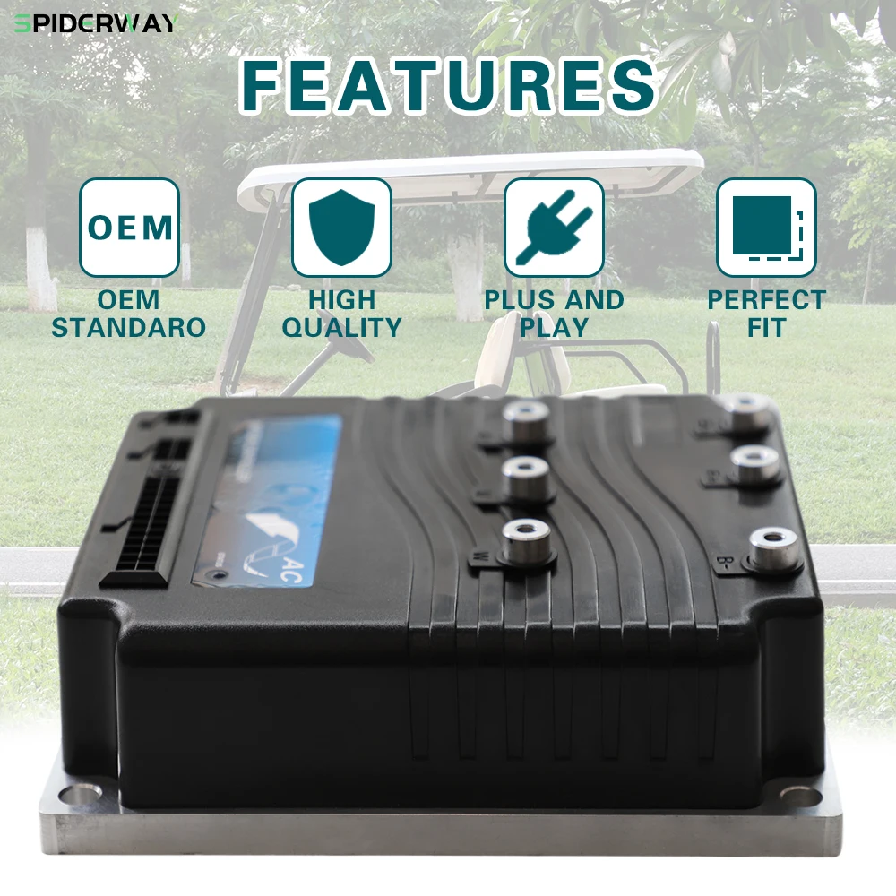 1230-2402 24V 200A Pengendali Kecepatan Motor AC untuk Curtis Pallet Truck Forklift Pengangkut Personil Kereta Penanganan Material