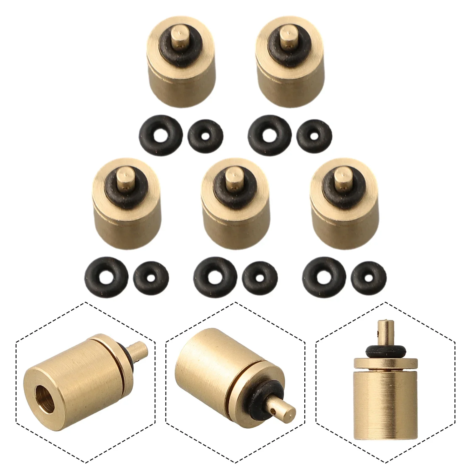 

Convenient Gas Refill Adapters For Outdoor Camping 5pcs Stove Cylinder Butane Canister Tanks Premium Quality Material