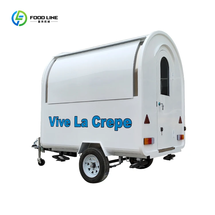 

Fulai Outdoor Food Cart Mobile Food Cart with Wheels Unique Street Food Cart