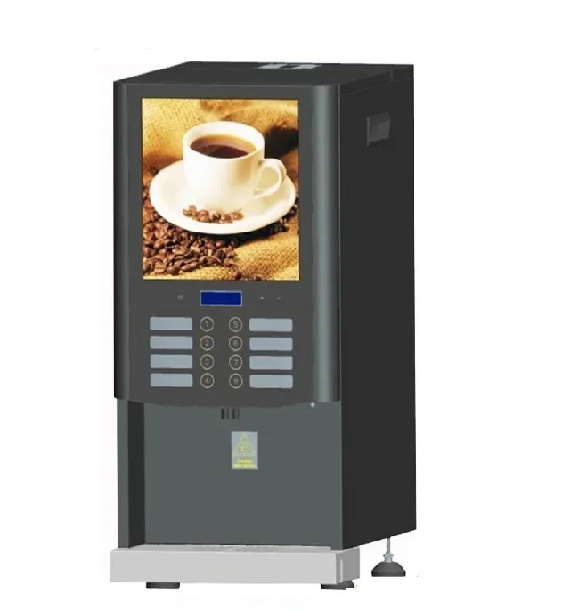 AC220V 50/60HZ 2500W Coffee Maker, No Coin System, Built-in 4.3L Water Bucket, Top 18.9L Water Purification Tank