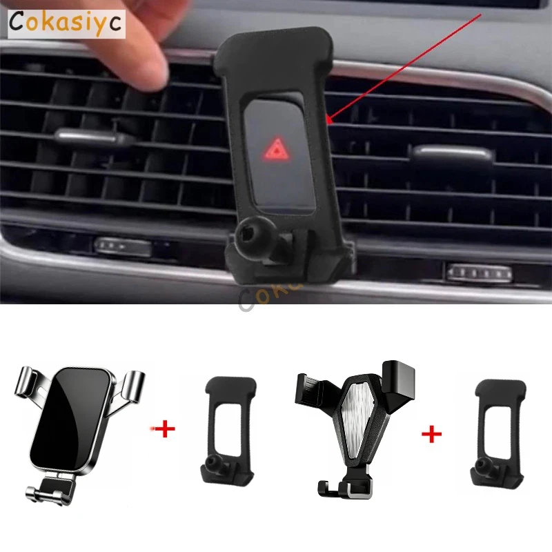 1Lot Plastic Material For 2013-2018 Audi Q3 8UB 8UG Special Car Phone Holder Fixed Bracket Stand Mobile Gravity Linkage