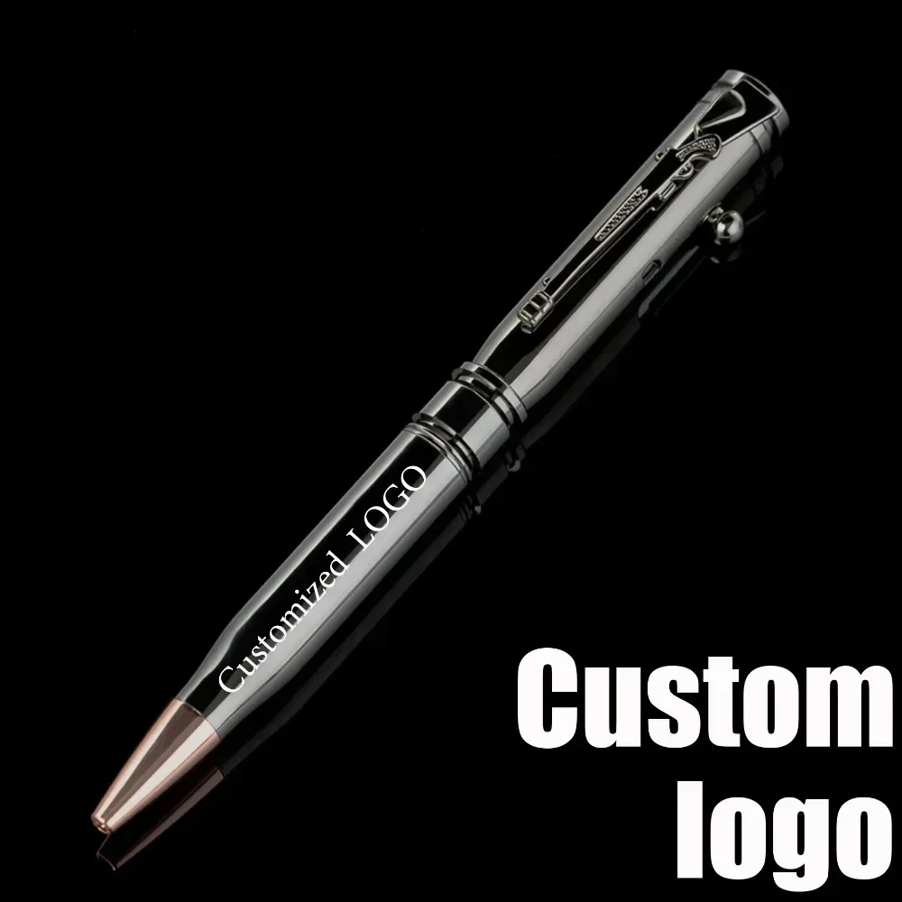 

Bolt Pen, Bullet Shaped Luxury High-quality Ballpoint Pen, Business Office Signature Pen, Customized Logo Wholesale