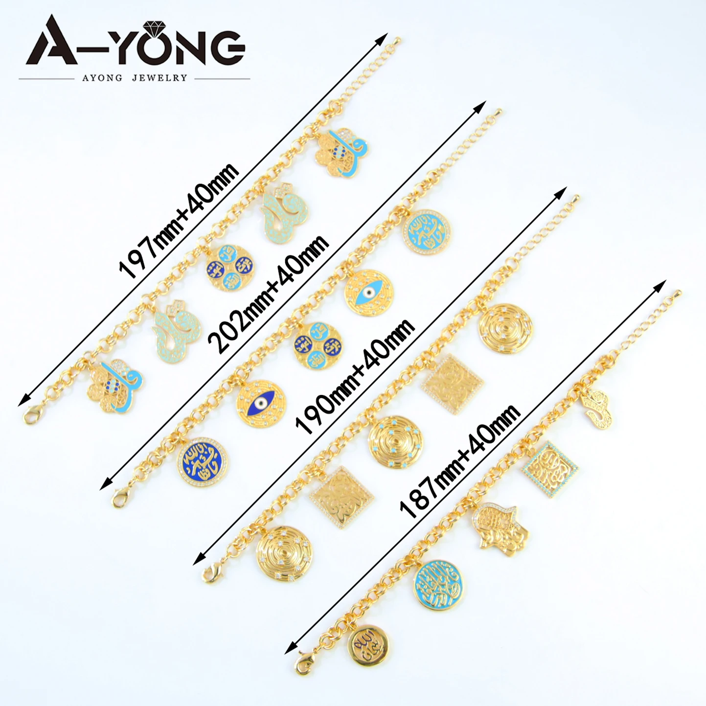 Fashion Arabic Gold Plated Bracelet 21k Gold Color Dubai Islamic Charm Lucky Bangles Oman Women Ramadan Party Jewelry
