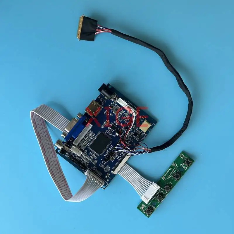 

Controller Board Fit B156XW04 B156XW03 B156XW02 B156XW06 1366x768 1366*768 HDMI+VGA+AV 40-Pin LVDS Laptop Display Screen Kit DIY