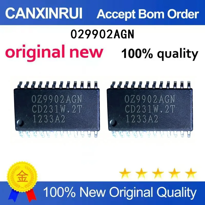 

(5-100 Pieces) OZ9902AGN 029902AGN SOP-24 LED Backlight Control Chip IC