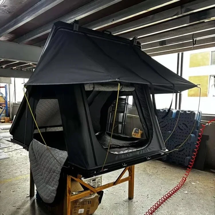 WildCloud Hot Sale 2 to 4 Person Hard Shell Camping Outdoor Car Rooftop Tent Triangle Type of Car Roof Top Tent