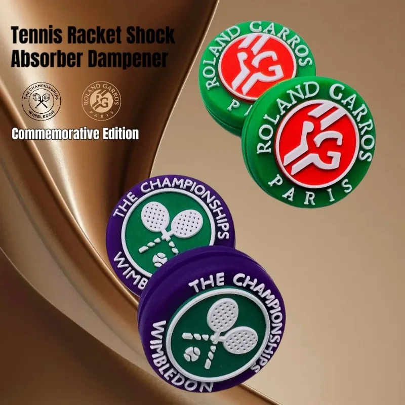 

Tennis Racket Shock Absorber Dampener Commemorative Edition Tennis Accessories Silicone Anti-Vibration Shock Absorber