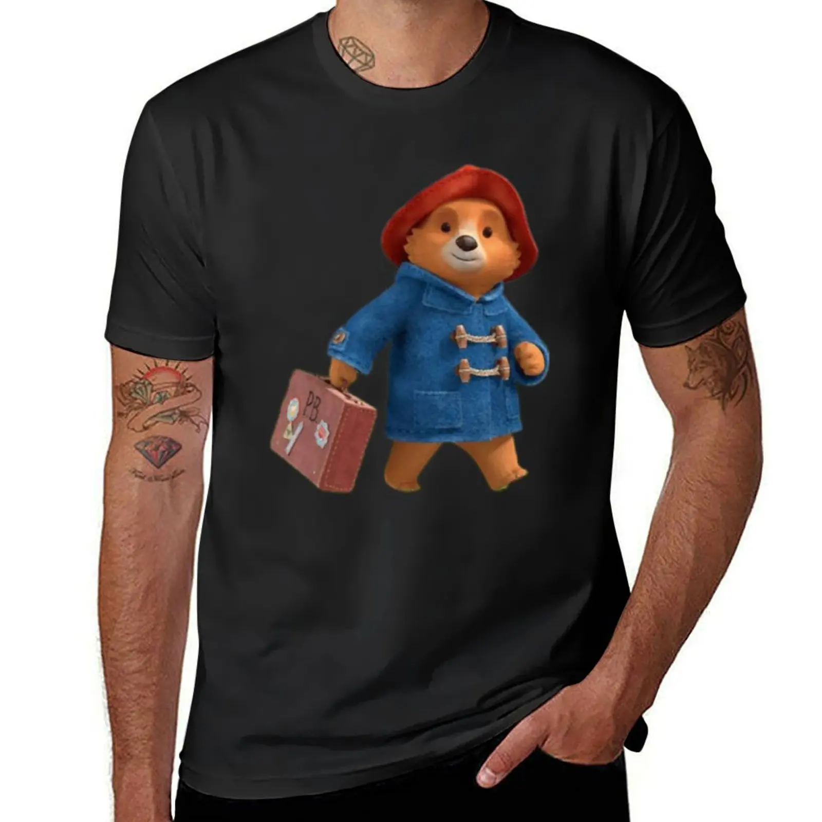 paddington bear (5) T-Shirt summer clothes new edition big and tall t shirts for men