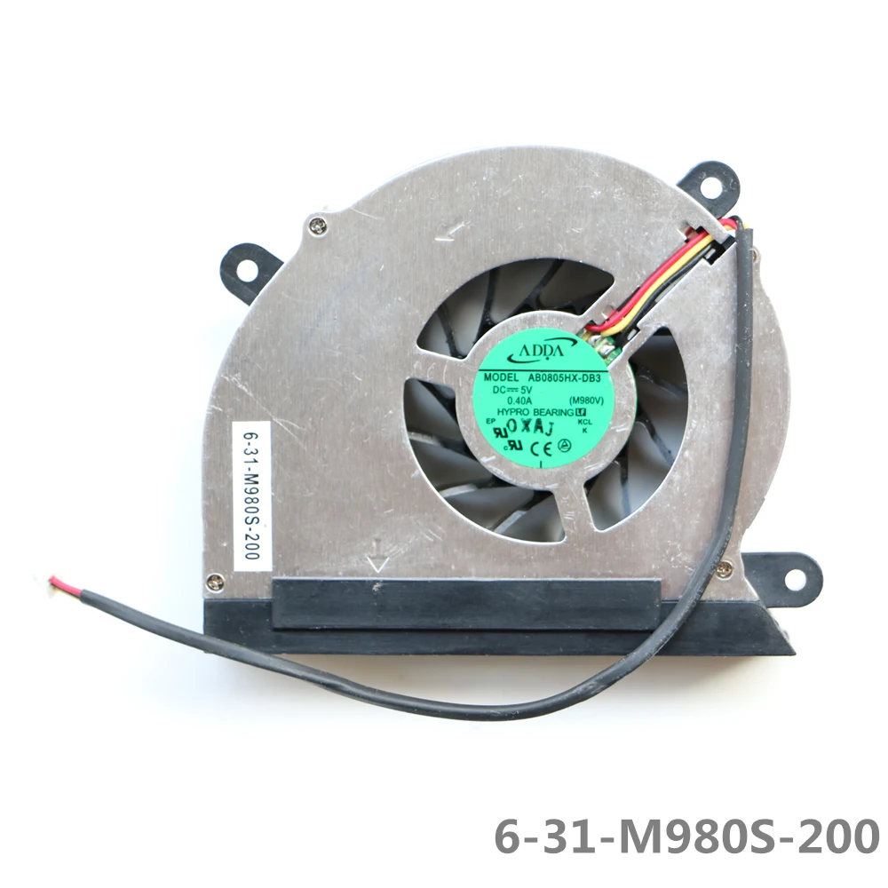 LAPTOP Fan For Clevo D900V M980V M980S CPU Cooling Fan 6-31-m980s-200