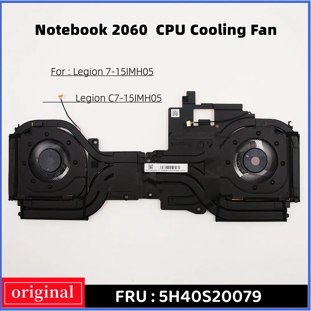 

New and original For Lenovo Notebook 2060 Legion 7-15IMH05 C7-15IMH05 Laptop CPU Cooling Fan FRU 5H40S20079