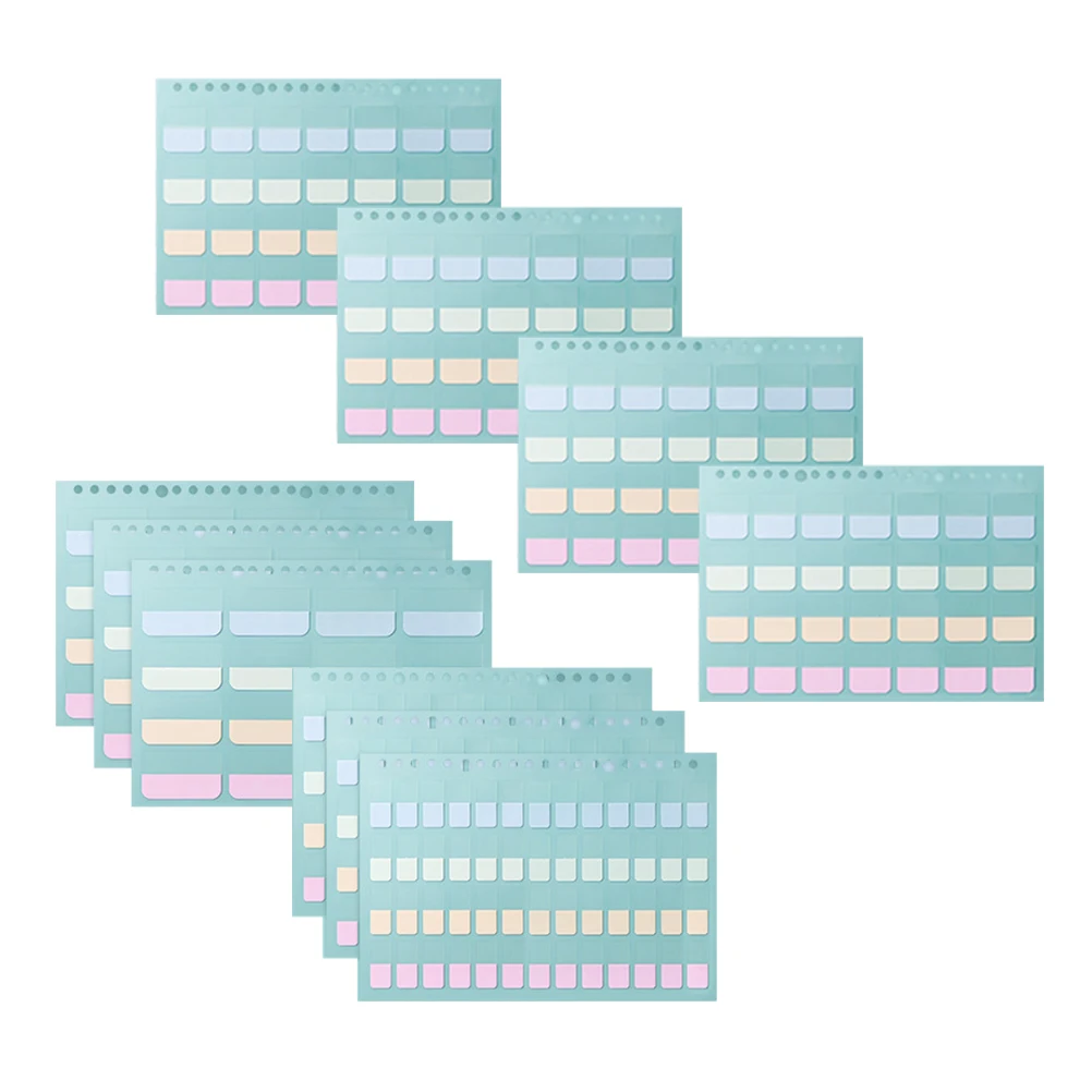 

316 Pcs Tag Sticker Bookmark Functional Tabs Highlighter Strips for Reading Household Sticky Flags Note Korean Version