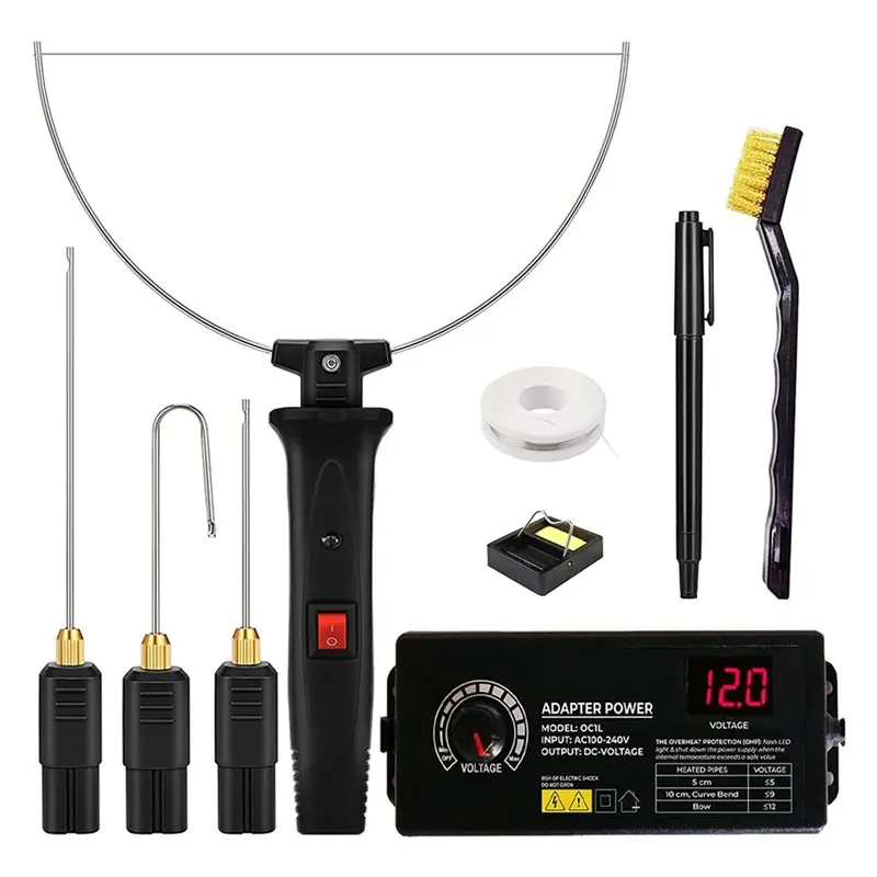 【VALUE MONEY】4X Hot Wire Foam Cutter Kit 4 In 1 Foam Cutting Set With Electric Carving Tool And Transformer Adapter US Plug view 6