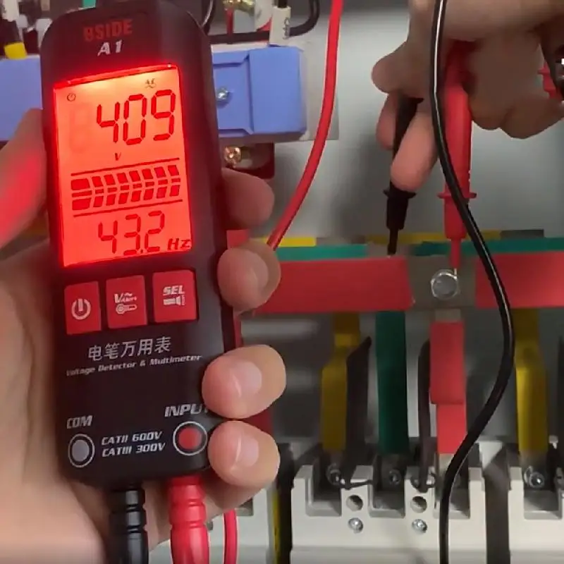 A1 Fully Automatic Anti-Burn Intelligent Digital Multimeter Digital LCD Backlight multimetro Voltage Ohm NCV Hz Live wire Tester