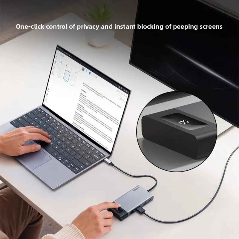 docking station USB multi-interface 8-in-1 expander type-c Apple laptop macbook docking station, dual HDMI/network port INC027