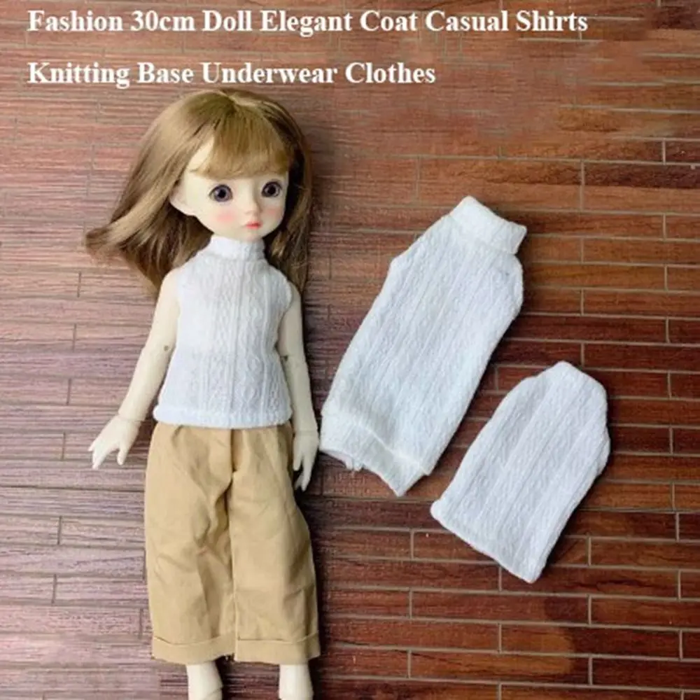 手作り人形エレガントなコートカジュアル DIY アクセサリーシャツ服ファッションプリンセスノースリーブベスト 1/6 BJD 30 センチメートル人形